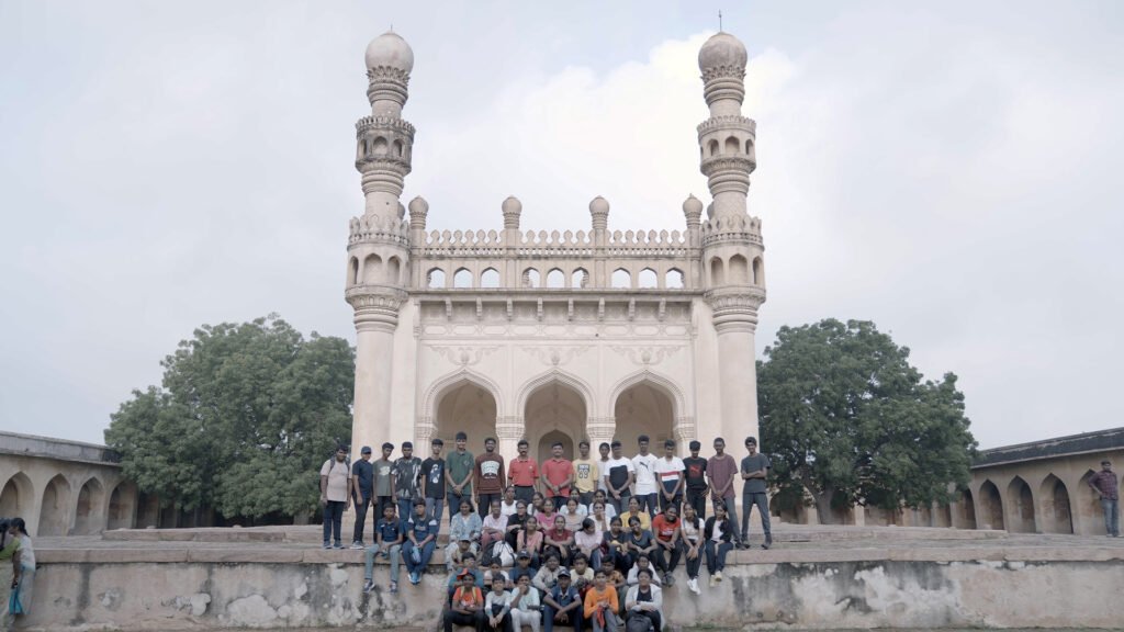 School students group visiting Gandikota Fort during an educational adventure trip by Adventure Sports Academy of Andhra Pradesh (ASAAP)